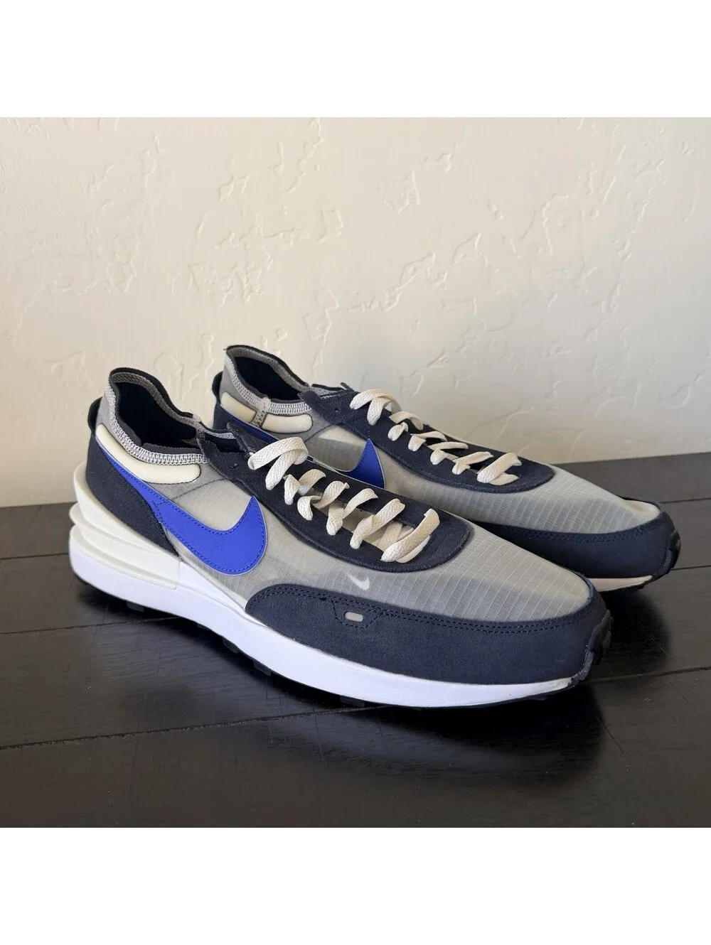Nike Waffle One SE Men's Hyper Royal Sneakers Size 14 DD8014-003 Blue Shoes